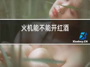 火机能不能开红酒