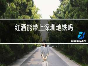 红酒能带上深圳地铁吗