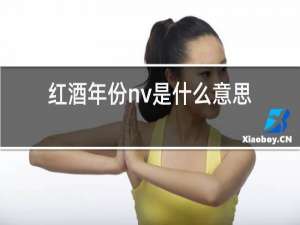 红酒年份nv是什么意思