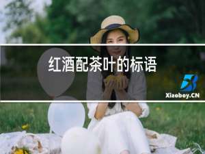 红酒配茶叶的标语