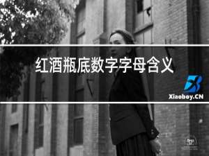 红酒瓶底数字字母含义