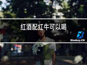 红酒配红牛可以喝