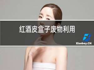 红酒皮盒子废物利用