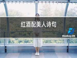 红酒配美人诗句