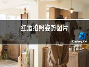 红酒拍照姿势图片