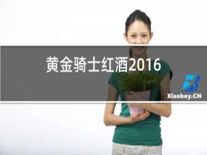 黄金骑士红酒2016