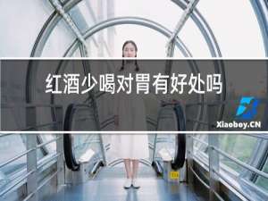 红酒少喝对胃有好处吗