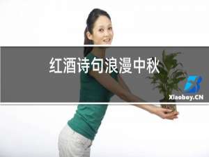 红酒诗句浪漫中秋