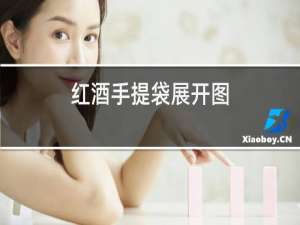 红酒手提袋展开图