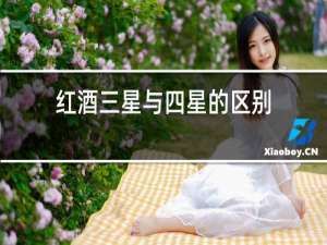 红酒三星与四星的区别