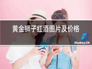 黄金狮子红酒图片及价格