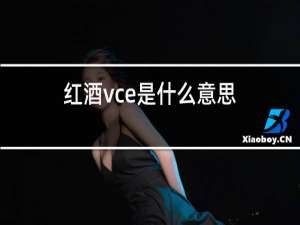 红酒vce是什么意思
