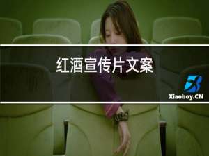 红酒宣传片文案