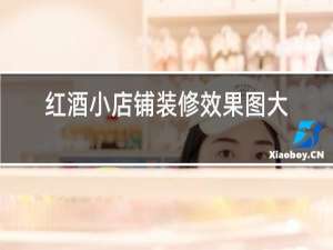 红酒小店铺装修效果图大全