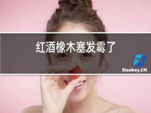 红酒橡木塞发霉了