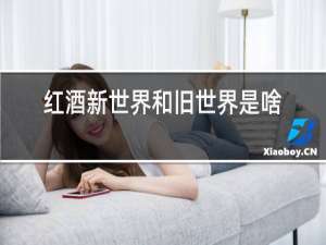 红酒新世界和旧世界是啥意思
