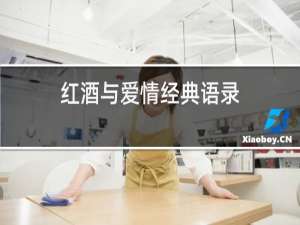 红酒与爱情经典语录