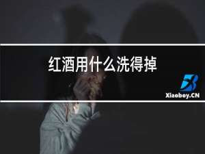 红酒用什么洗得掉