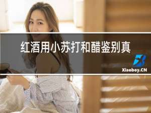 红酒用小苏打和醋鉴别真假