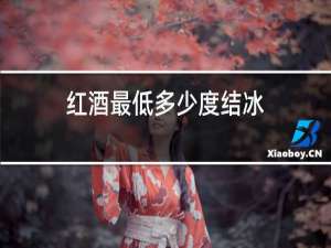 红酒最低多少度结冰