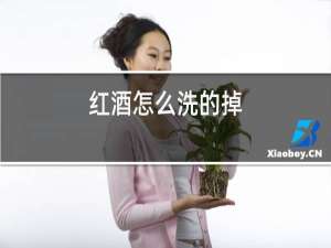 红酒怎么洗的掉