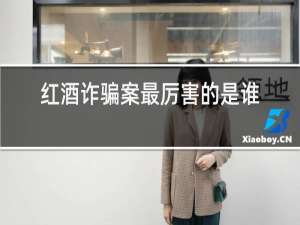 红酒诈骗案最厉害的是谁
