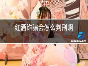 红酒诈骗会怎么判刑啊