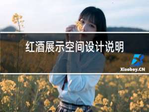 红酒展示空间设计说明