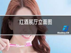 红酒展厅立面图
