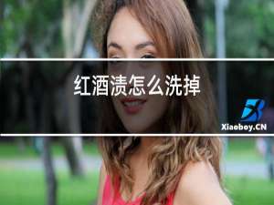 红酒渍怎么洗掉?