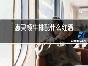 惠灵顿牛排配什么红酒