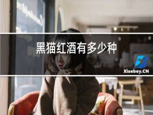 黑猫红酒有多少种