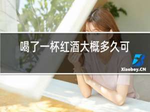 喝了一杯红酒大概多久可以开车