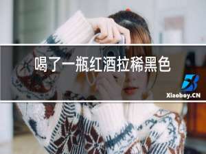 喝了一瓶红酒拉稀黑色
