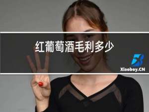 红葡萄酒毛利多少