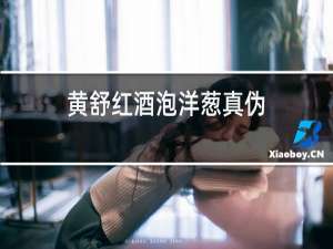 黄舒红酒泡洋葱真伪