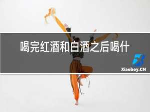 喝完红酒和白酒之后喝什么可以解酒