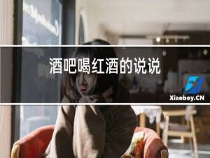 酒吧喝红酒的说说