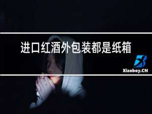 进口红酒外包装都是纸箱