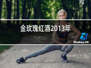 金玫瑰红酒2013年