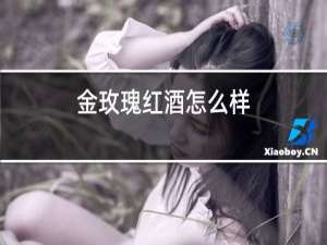 金玫瑰红酒怎么样