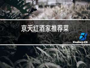 京天红酒家推荐菜