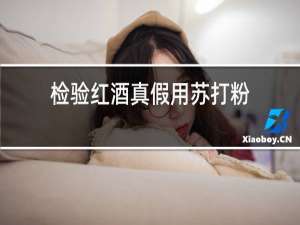 检验红酒真假用苏打粉