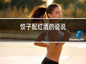 饺子配红酒的说说