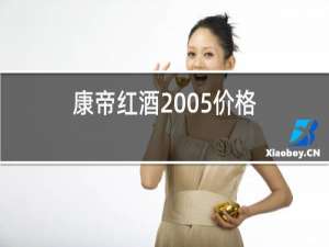 康帝红酒2005价格