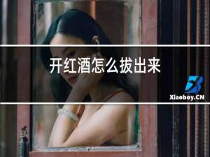 开红酒怎么拔出来