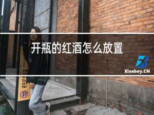 开瓶的红酒怎么放置