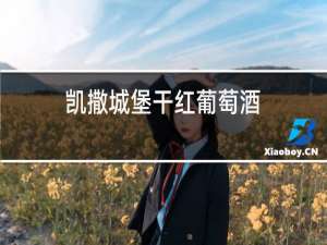 凯撒城堡干红葡萄酒