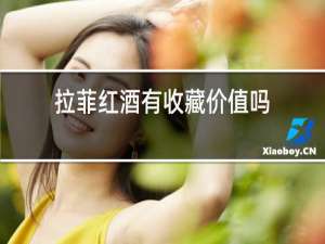拉菲红酒有收藏价值吗