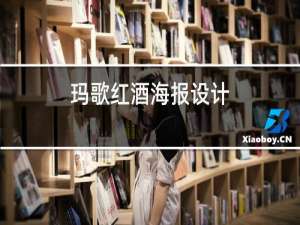 玛歌红酒海报设计
